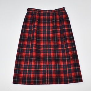 Pendleton Petite Wool Macinnes Tartan Skirt Vintage